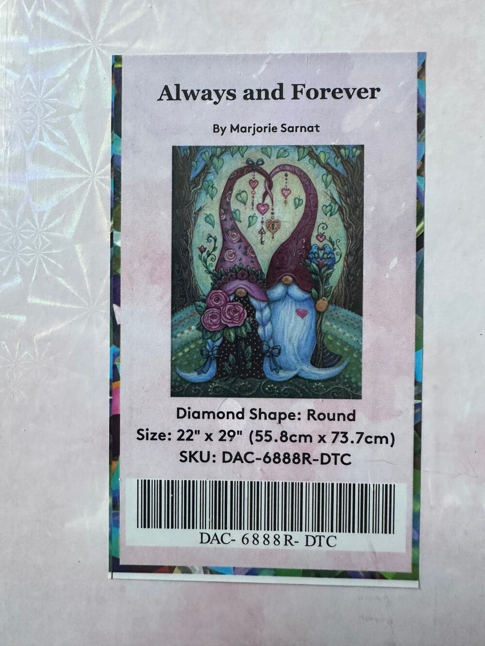 Always and Forever by Marjorie Sarnat Diamond Art Club Gnomes Sealed
